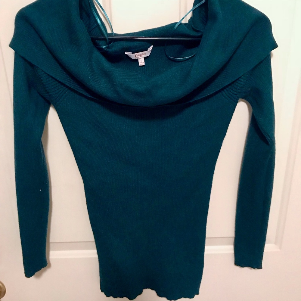 Teal Candies Sweater
